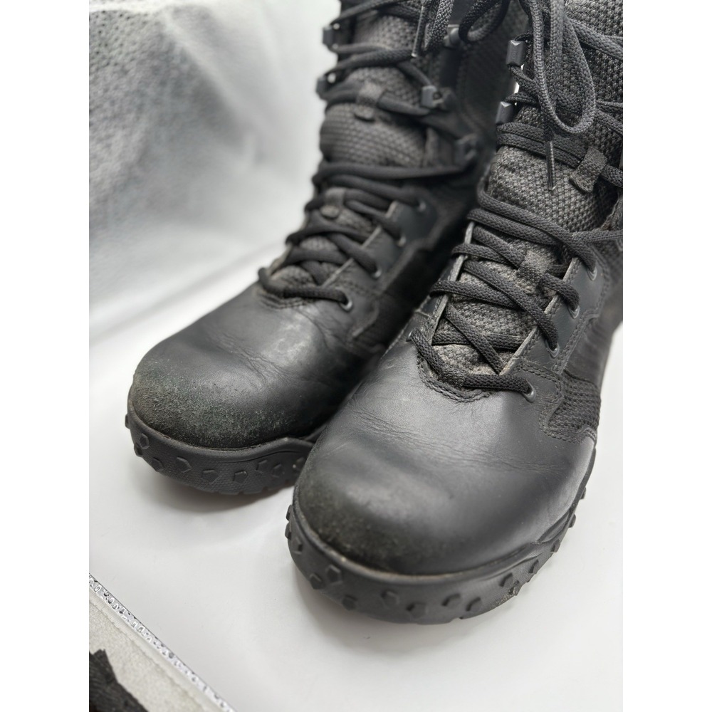 Danner Boots Mens 9 D Black Scorch Side Zip 8" Dry Tactical Leather Combat - Picture 4 of 9